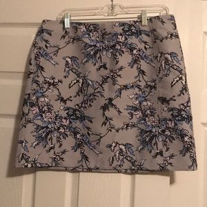 Loft skirt gray